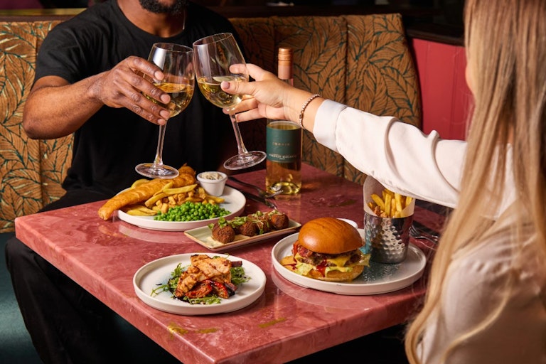 Three Course Meal with a Prosecco or Beer for Two at Slug & Lettuce